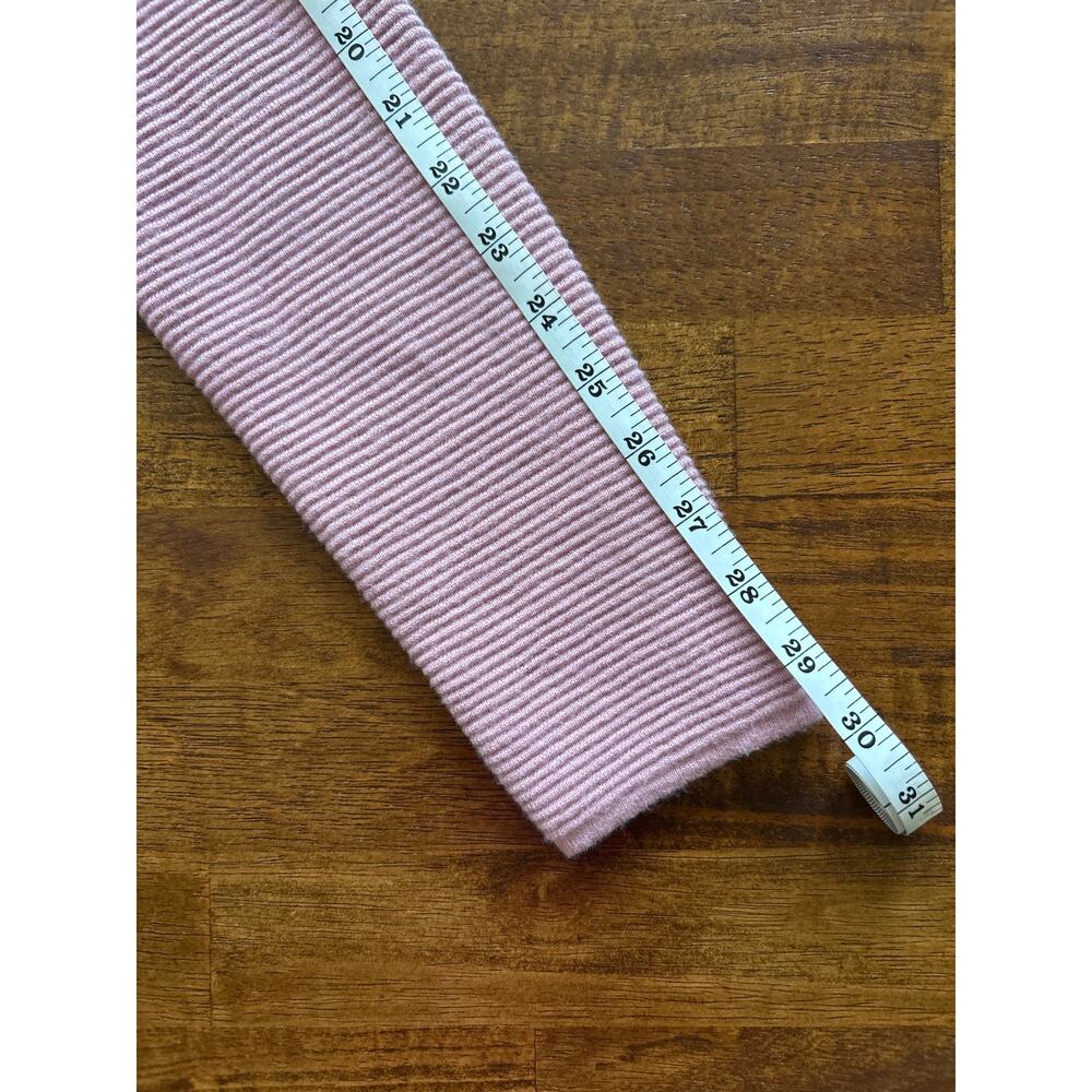Talbots Women’s Small Petite Ribbed Open-Front Cardigan, Soft Pink Elegant Layer - Picture 6 of 6